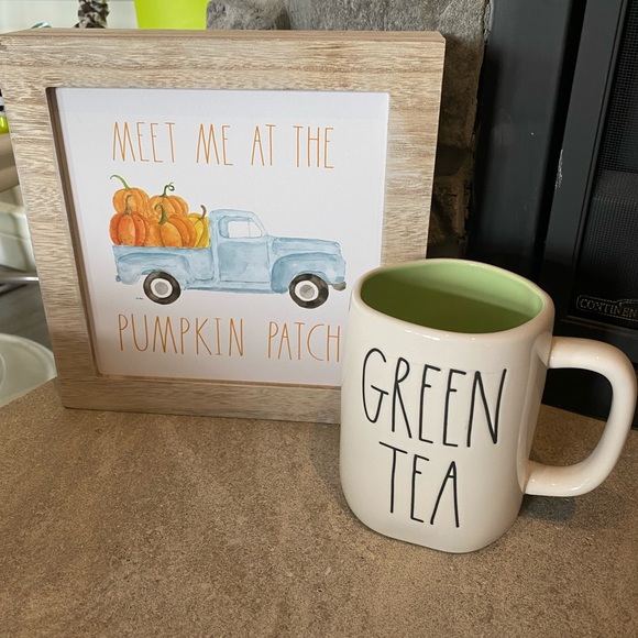 Rae Dunn green tea mug
